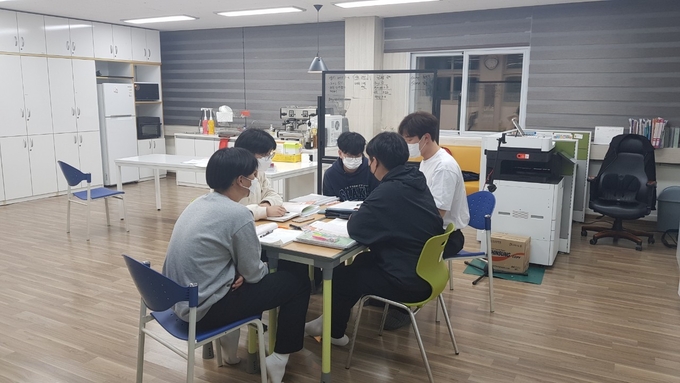 백학중학교에서 키움 프로그램이 진행되고 있다. (사진=백학중학교 제공)