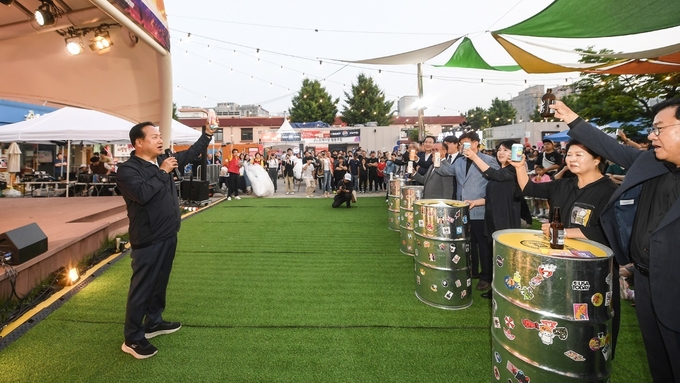 이권재 오산시장이 야먁축제가 대한민국을 대표할 수 있는 행사로 만들겠다는 포부를 밝혔다. (사진=오산시 제공)