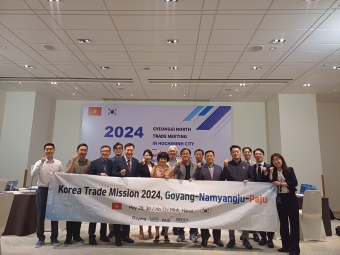 경기도경제과학진흥원은 고양시, 남양주시, 파주시와 지난달 27일부터 지난 1일까지 ‘2024년 경기북부 베트남 시장개척단’을 운영했다. (사진=경과원 제공)