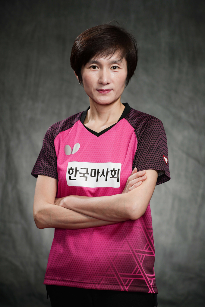 한국마사회 탁구단 현정화 감독. (사진=한국마사회 제공)