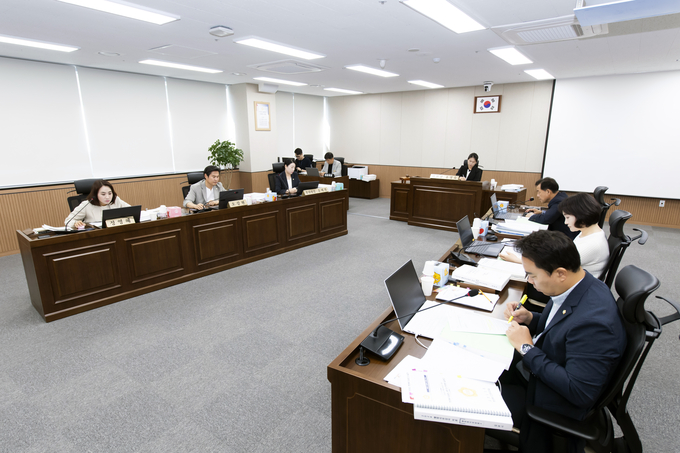 12일 열린 김포시의회 행정복지위원회 4차 행정사무감사 진행 모습. (사진=김포시의회 제공)