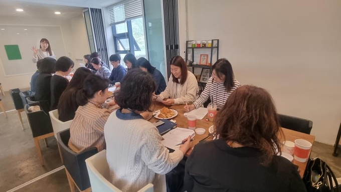 광주하남교육지원청 교육복지 담당자 업무 협의회 모습. (사진=광주하남교육지원청 제공)