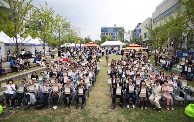 남양주시는 지난 15일 정약용도서관 앞 공원에서‘정약용 브랜드 비전 선포식’을 개최했다. (사진=남양주시 제공)