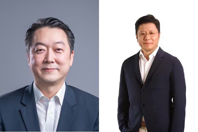 정형권 지마켓 대표(좌) SSG닷컴 최훈학 대표(우). (사진=신세계그룹 제공)
