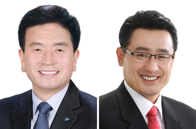 (왼쪽부터) 이지석, 김종오 의원. (사진=광명시의회 제공)