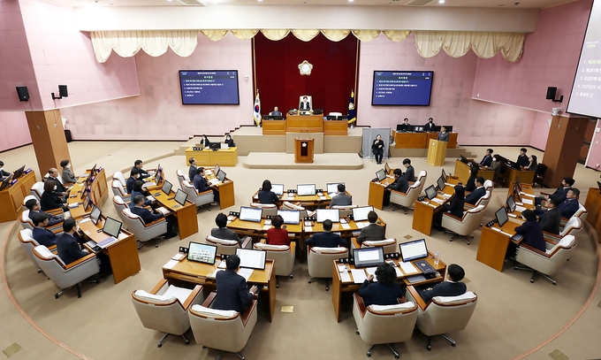 안양시의회 본회의장. (사진=안양시의회 제공)