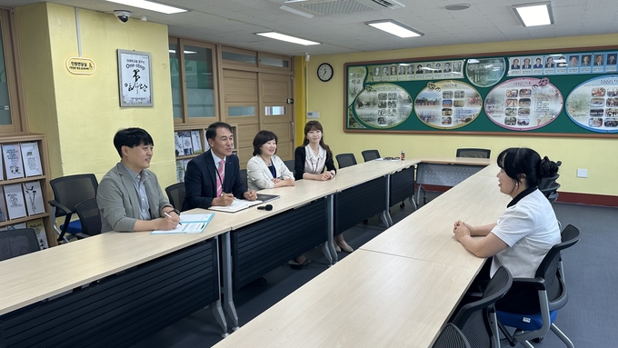 수원 서호초등학교 민원면담실 모습. (사진=박민정 기자)