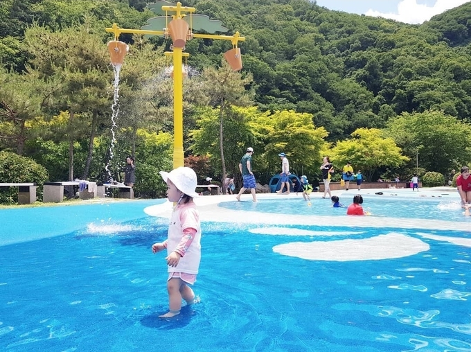 화도푸른물센터 ‘친환경 물놀이장'. (사진=남양주도시공사 제공)