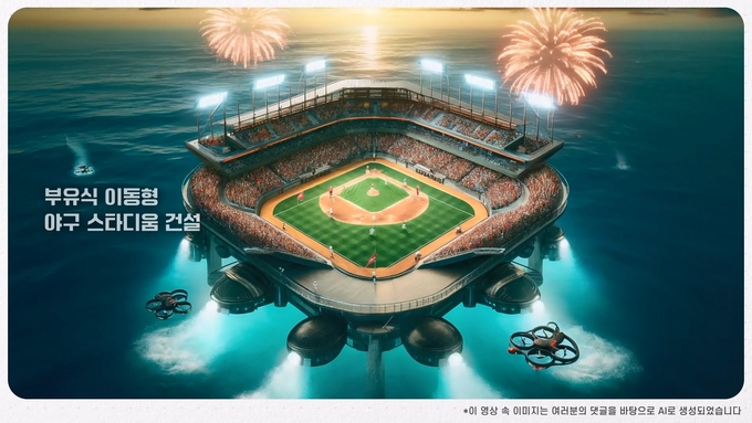 현대건설이 생성형 AI를 활용해 제작한 ‘미래 뉴스’ 캠페인. (사진=현대건설 제공)