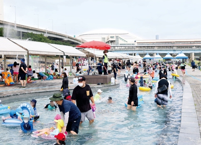 광명시 안양천 어린이 물놀이장이 오는 11일 개장한다. (사진=광명시 제공)