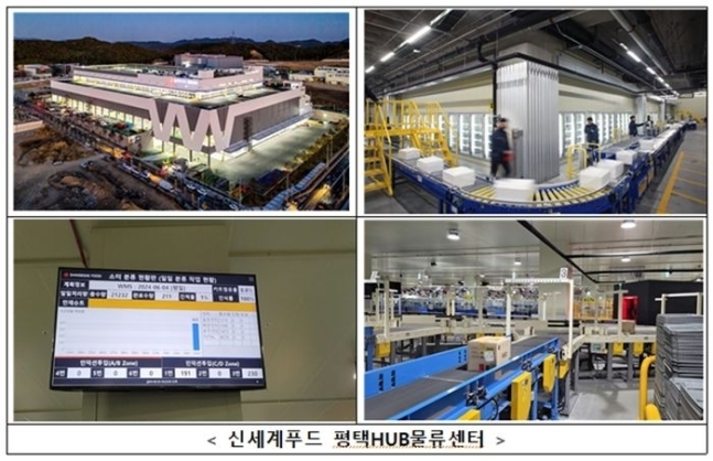 신세계푸드 평택 HUB물류센터의 모습. (사진=국토부 제공)