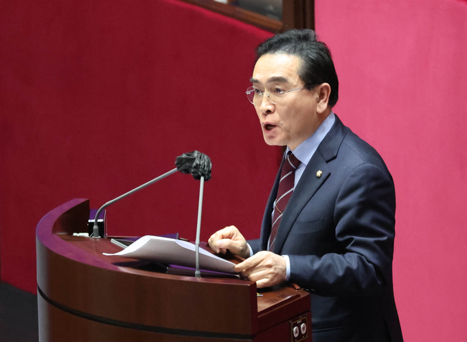 태영호 신임 민주평화통일자문회의 사무처장 (사진=연합뉴스) 