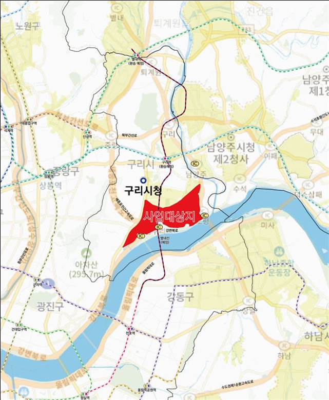 사업 대상지 위치도. (사진=LH경기북부지역본부 제공)