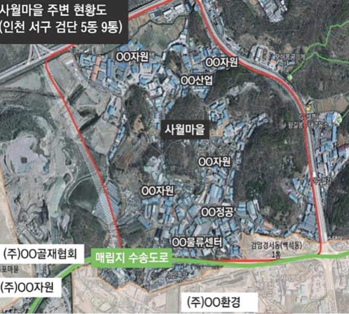 사월마을 위치도 