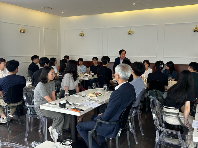 주광덕 남양주시장, 신규공무원과 오찬 간담회. (사진=남양주시 제공)