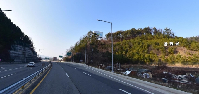 강화대교~강화읍 방향 진입도로 ( 사진 - 강화군 제공 )