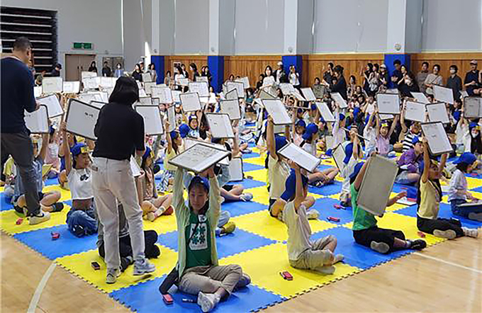 지난해 9월 23일 성남시 평생학습관 스포츠센터 체육관에서 열린 제1회 독서골든벨 대회 모습. (사진=성남시 제공)