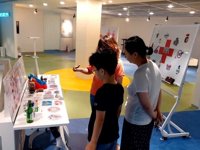  2일 경기도교육청 학생건강증신센터에서 건강체험교육이 진행되는 모습. (사진=경기도교육청 제공)