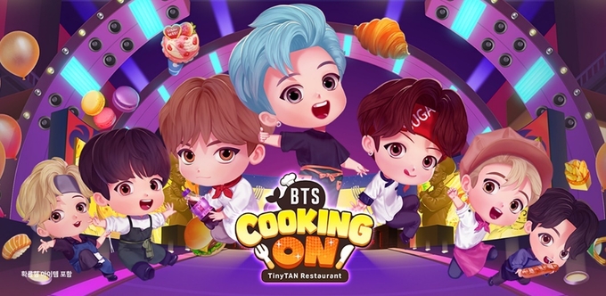 BTS 쿠킹온: 타이니탄 레스토랑 대표 이미지. (사진=컴투스 제공)