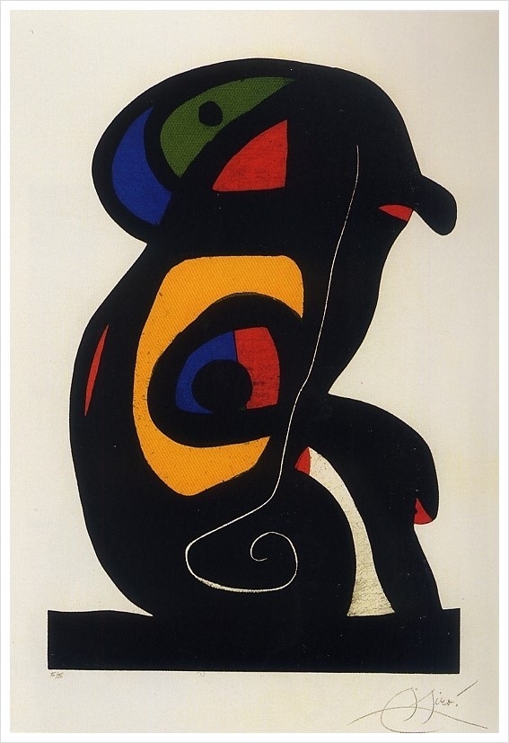 브라만 The Brahman, 1978 에칭, 138x96.5cm. (사진=프랑스 매그재단 제공)