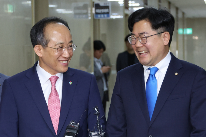 추경호 국민의힘·박찬대 더불어민주당 원내대표 (사진=연합뉴스)