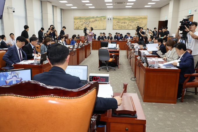 국회 교육위원회 전체회의 모습 (사진=연합뉴스)