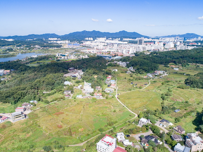 월암지구 전경. (사진=의왕시 제공)