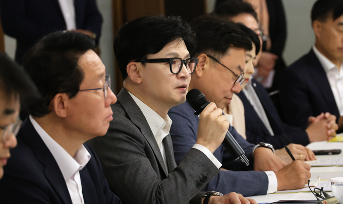 한동훈 국민의힘 대표가 25일 서울 종로구 삼청동 총리공관에서 열린 고위당정협의회에서 발언하고 있다. (사진=연합뉴스)