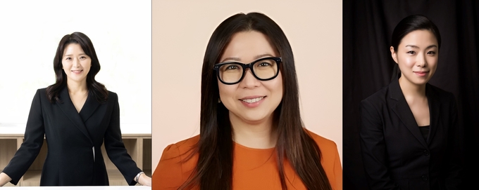 왼쪽부터 허정현 최고법률책임자, 제인 존 최고재무책임자, 김윤아 리조트 영업 총괄. ( 사진 = 인스파이어 제공 )