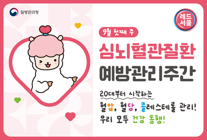 시흥시보건소, 심뇌혈관질환 예방할 ‘레드서클 캠페인’ 포스터. (사진=시흥시 제공)