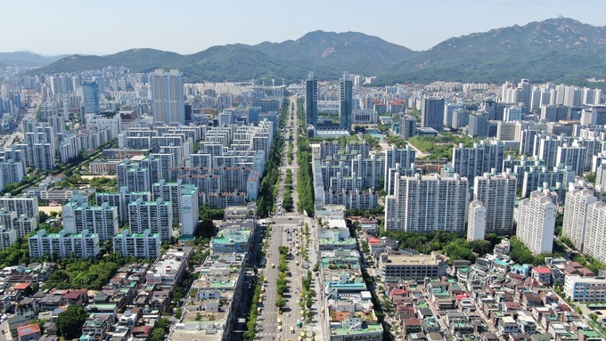 안양 평촌신도시 전경. (사진=안양시 제공)