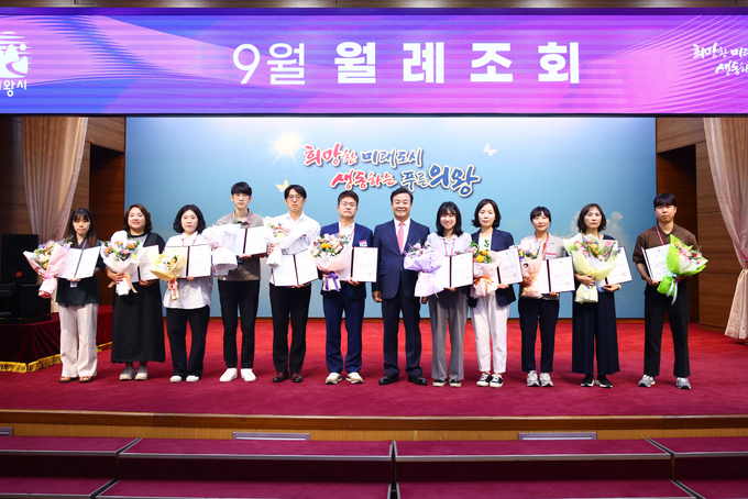 ‘의왕시 2024년 상반기 적극행정 우수사례 경진대회’에서 안전총괄과의 ‘적극적 규제해석과 기관협업으로 시민 안전 확보(안양천 지방하천 정비사업-고천4교 재가설)’ 사례가 최우수로 선정됐다. (사진=의왕시 제공)