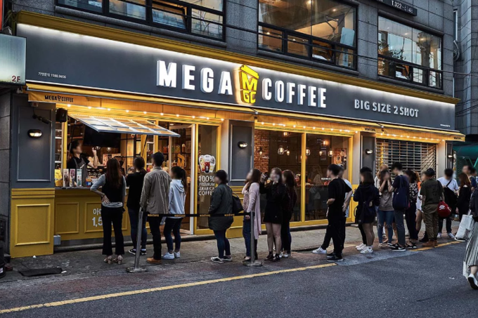 메가커피 매장 전경. (사진=MGC메가커피 제공)