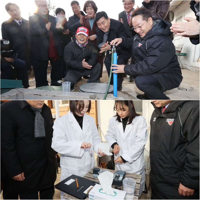 지난해 12월 옹진군 북도면에 지방상수도가 처음으로 보급됐다. ( 사진 = 옹진군 제공 )