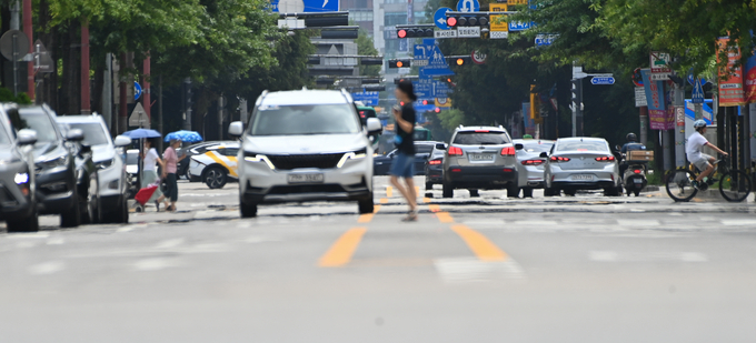 부천시 일대에서 아지랑이가 피어오르고 있다. (사진=옥지훈 기자)
