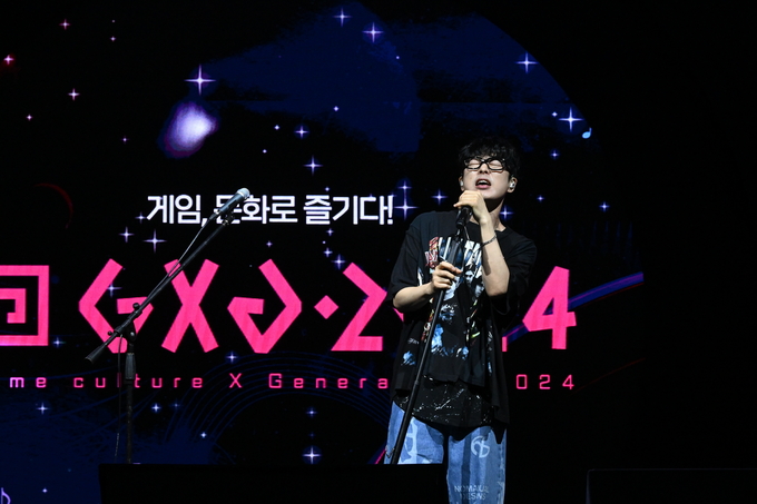 GXG2024 개막 축하 공연 게스트로 가수 하현우가 등장했다. (사진=GXG2024 주최측 제공)