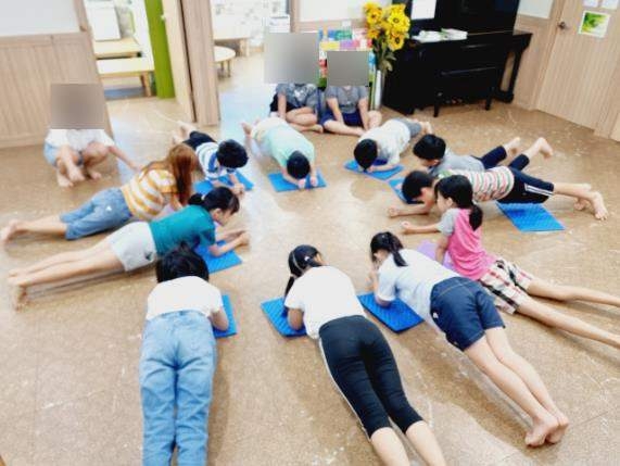성장기 체력향상을 위한 신체활동 하는 모습. (사진=부천시 제공)