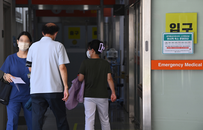 지난 8월 28일 아주대학교병원 권역응급의료센터. (사진=옥지훈 기자)