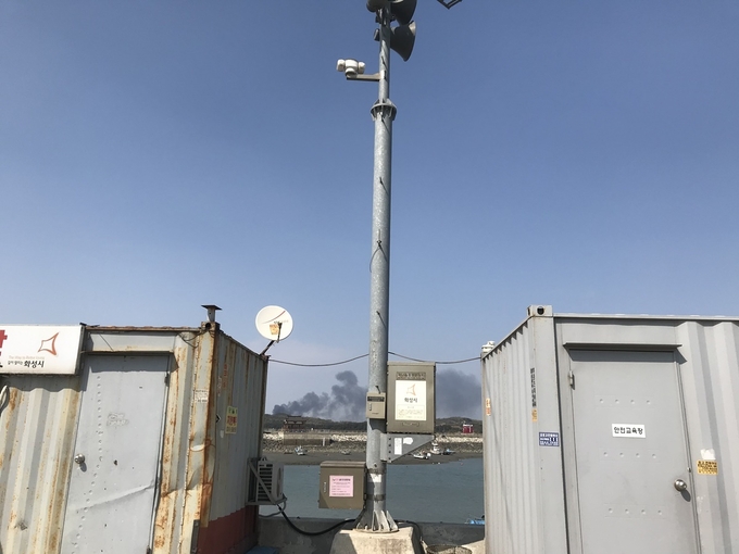 경기도 화성시 내 설치된 재난감시 CCTV 모습. (사진=경기도 제공) 