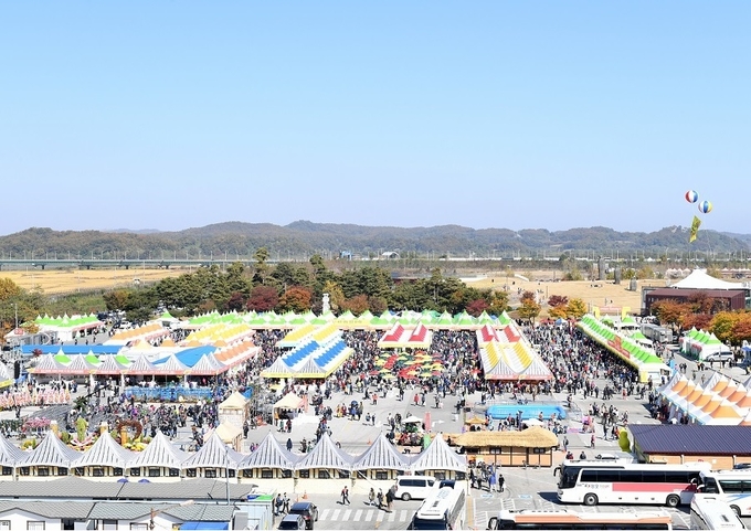 지난해 장단콩 축제 현장. (사진=파주시 제공)