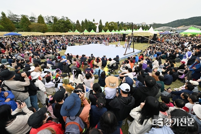 2023년 안성맞춤 남사당 바우덕이축제 모습. (사진=안성시 제공)