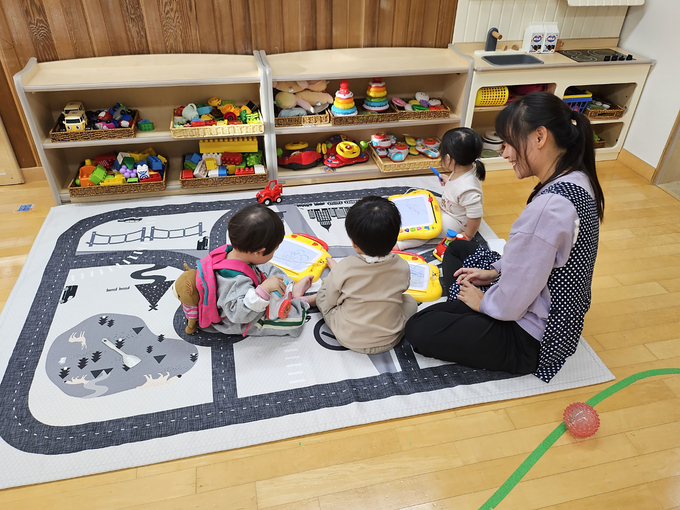 성남시 주야간 시간제 보육시설인 해님 달님 놀이터 분당점 수내동어린이집 3층 전경. (사진=성남시 제공)