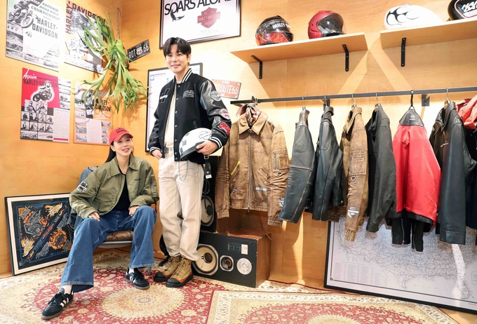 '할리데이비슨 컬렉션스' 팝업 홍보 사진. (사진=신세계 제공)