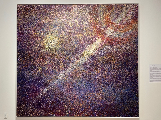 빛고을 bitgoeul, 290cm x 280cm, 캔버스에 아크릴화 acrylic on canvas, 2024, 성희승. (사진=광주시립미술관 제공)