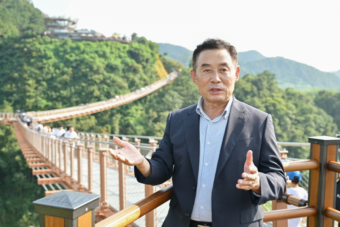 한탄강 Y자 출렁다리. (사진=포천시 제공)