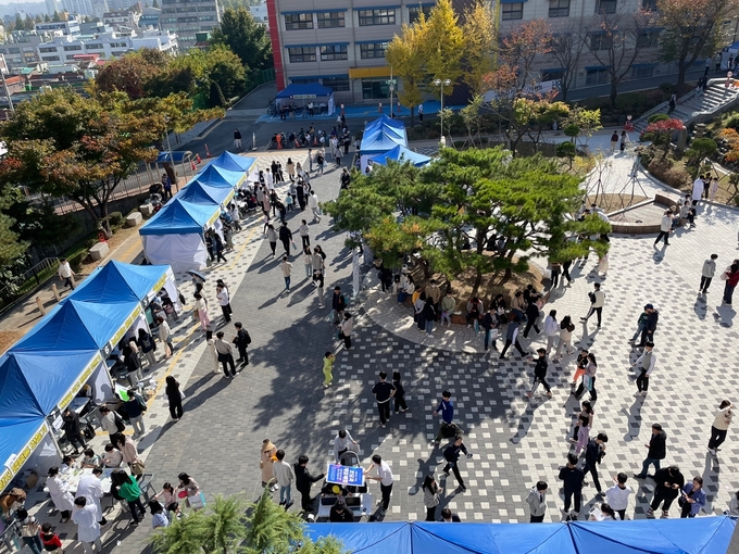 김포고등학교에서 사이언스 데이가 운영되고 있다. (사진=김포고등학교 제공)