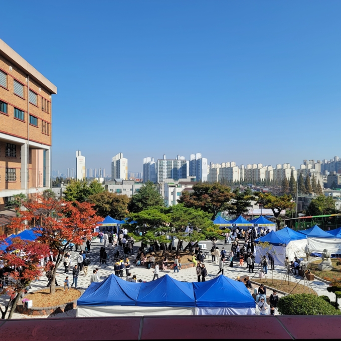 김포고등학교에서 사이언스 데이가 운영되고 있다. (사진=김포고등학교 제공)