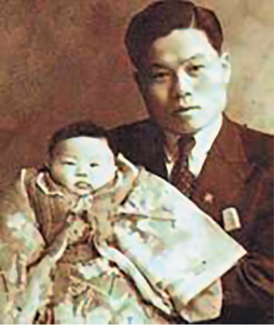 박득수와 딸 종인 (1940) . (사진= 박승의 제공)