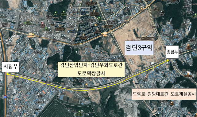 서구 사월마을 침수 방지 공사 위치도. ( 사진 = 인천시 제공 )