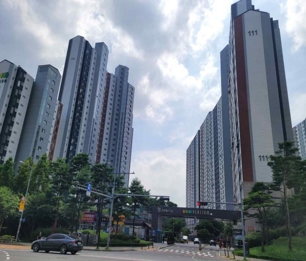우수 관리단지 옥길호반베르디움 아파트 전경. (사진=부천시 제공)